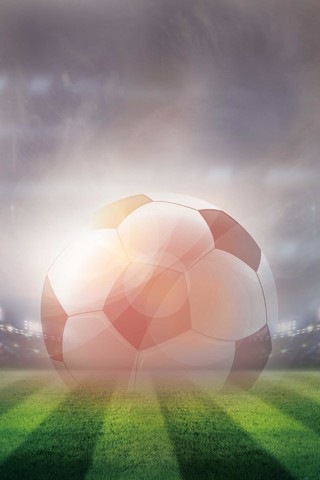  一个足球对抗赛单位足球比赛友谊赛背景海报 